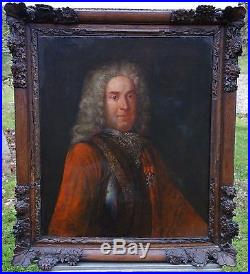 Portrait Homme en cuirasse Ecole Française XVII-XVIIIème siècle Huile sur toile