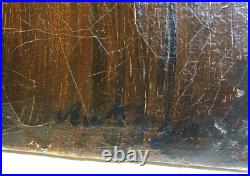 Portrait Huile Sur Toile 19E Siècle Signé NKI-133 Portrait Huile Sur Toile 19E Siècle Signé NKI-133