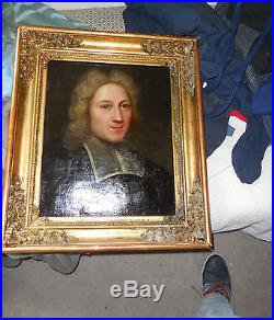 Portrait LOUIS XIV ds gout BOSSUET/FENELON ds tres bel encadrement feuille