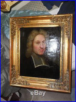 Portrait LOUIS XIV ds gout BOSSUET/FENELON ds tres bel encadrement feuille