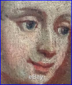 Portrait La Bonne aventure Epoque XVIIème Huile sur toile Chiromancie