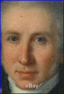 Portrait Magistrat début XIXème siècle Huile sur toile Ecole Française