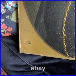 Portrait XIX Ème s Signée Représentant Une Femme, Huile Sur Toile