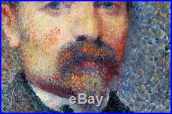 Portrait, autoportrait, tableau, peinture, Signac, Seurat, Luce, pointillisme