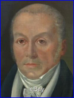 Portrait d'homme Ecole Française du XIXème siècle Huile sur toile Louis Philipp