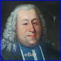 Portrait d'homme avaocat Ecole Française du XVIIIème siècle Huile sur toile