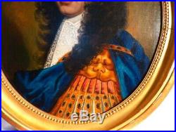 Portrait de Charles II Roi d'Angleterre d'Irlande et d'Écosse (1630 -1685)