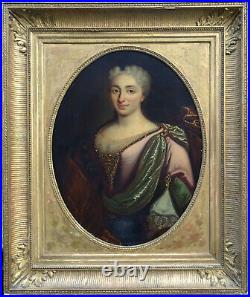 Portrait de femme Ecole Française du XIXème siècle Huile sur toile Tours
