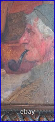 Portrait de marin, Yport, vers 1900, huile sur toile