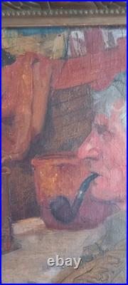 Portrait de marin, Yport, vers 1900, huile sur toile