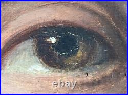 Portrait officier français décoré légion d'honneur huile sur toile XIXe siècle