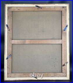 Portrait officier français décoré légion d'honneur huile sur toile XIXe siècle