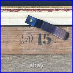 Portrait officier français décoré légion d'honneur huile sur toile XIXe siècle