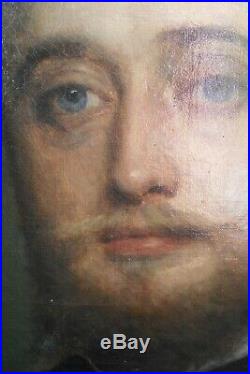 Portrait signé Lievin De Winne 1873 H 71 x L 56