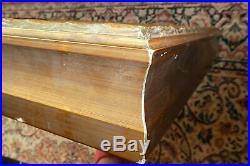 RARE-HUILE SUR TOILE signé VERONESI Tableau cadre ancien bois, doré feuille or