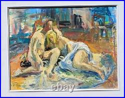 REYNIER Scène Galante Peinture huile sur toile signé 1er Prix Ecole Beaux-Arts REYNIER Scène Galante Peinture huile sur toile signé 1er Prix Ecole Beaux-Arts