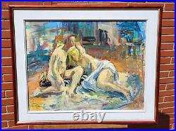 REYNIER Scène Galante Peinture huile sur toile signé 1er Prix Ecole Beaux-Arts REYNIER Scène Galante Peinture huile sur toile signé 1er Prix Ecole Beaux-Arts