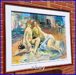 REYNIER Scène Galante Peinture huile sur toile signé 1er Prix Ecole Beaux-Arts REYNIER Scène Galante Peinture huile sur toile signé 1er Prix Ecole Beaux-Arts