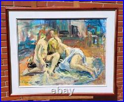 REYNIER Scène Galante Peinture huile sur toile signé 1er Prix Ecole Beaux-Arts REYNIER Scène Galante Peinture huile sur toile signé 1er Prix Ecole Beaux-Arts