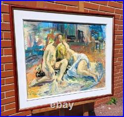 REYNIER Scène Galante Peinture huile sur toile signé 1er Prix Ecole Beaux-Arts REYNIER Scène Galante Peinture huile sur toile signé 1er Prix Ecole Beaux-Arts