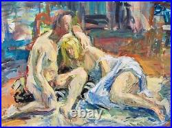 REYNIER Scène Galante Peinture huile sur toile signé 1er Prix Ecole Beaux-Arts REYNIER Scène Galante Peinture huile sur toile signé 1er Prix Ecole Beaux-Arts