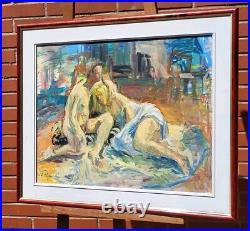 REYNIER Scène Galante Peinture huile sur toile signé 1er Prix Ecole Beaux-Arts REYNIER Scène Galante Peinture huile sur toile signé 1er Prix Ecole Beaux-Arts