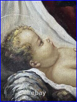 Reproduction anonyme de Carlo Dolci (1616-1687) Huile sur toile XX