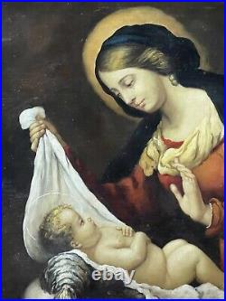 Reproduction anonyme de Carlo Dolci (1616-1687) Huile sur toile XX