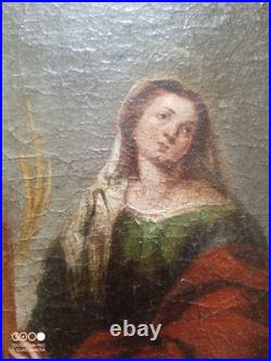 Sainte Juste et Sainte Rufina, 17e ou 18e, Suiveur de Murillo, Huile sur toile