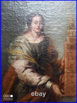 Sainte Juste et Sainte Rufina, 17e ou 18e, Suiveur de Murillo, Huile sur toile