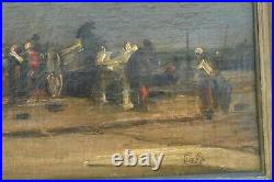 TABLEAU ancien huile sur toile signée gabriel GRUCHY paysage Breton