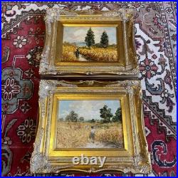 TURRI PAYSAGES CHAMPÊTRES Circa 1960 Paire D'Huiles Sur Toile Originales BE Rare TURRI PAYSAGES CHAMPÊTRES Circa 1960 Paire D'Huiles Sur Toile Originales BE Rare