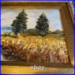 TURRI PAYSAGES CHAMPÊTRES Circa 1960 Paire D'Huiles Sur Toile Originales BE Rare