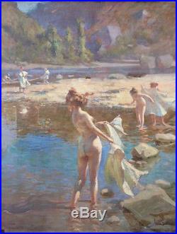 Tableau Adolphe GUMERY (1861-1943) orientalisme impressionniste orsay nu