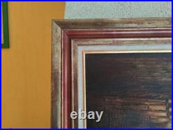 Tableau Ancien Huile Peinture Ecole Francaise Lapin Lievre Fruit Baroque XIX 19