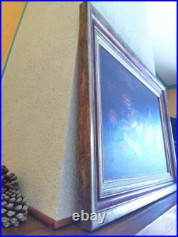 Tableau Ancien Huile Peinture Ecole Francaise Lapin Lievre Fruit Baroque XIX 19