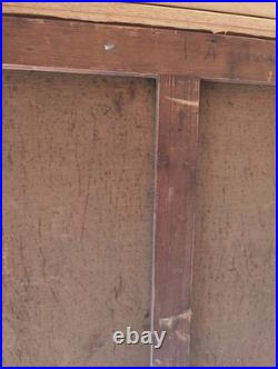 Tableau Ancien Huile Peinture Ecole Francaise Lapin Lievre Fruit Baroque XIX 19