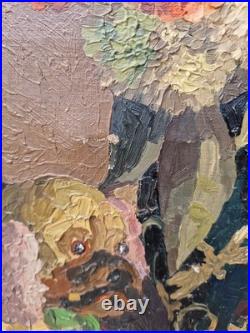 Tableau Ancien Huile Sur Toile Bouquet De Fleurs Tableau Ancien Huile Sur Toile Bouquet De Fleurs