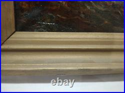 Tableau Ancien Huile Sur Toile École Barbizon 19e Lucien Felix Henry