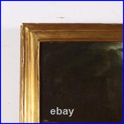 Tableau Ancien Huile sur Toile École de France du XVIIIe Siècle Original