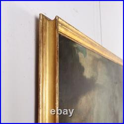 Tableau Ancien Huile sur Toile École de France du XVIIIe Siècle Original