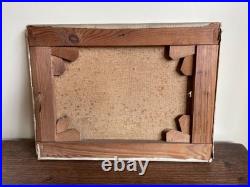 Tableau Ancien huile sur toile D P (début XXe-s) marine