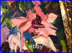 Tableau Armelle ANDREIS HST au couteau nature morte aux couleurs vitaminées Tableau Armelle ANDREIS HST au couteau nature morte aux couleurs vitaminées