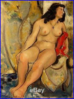 Tableau Celso LAGAR (1891- 1966) Nu Peintre espagnol/ Ecole de Paris