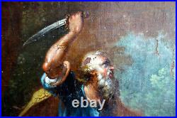 Tableau Epoque XVIIIe allégorie Biblique A Restaurer oil painting