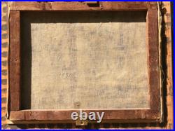 Tableau HST Scène de Plage à SUZAC Signé XXème IMPRESSIONIST PAINTING