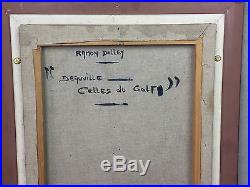 Tableau / Huile Sur Toile Signée Ramon Dilley- Datée 1991 Golf De Deauville