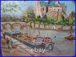 Tableau Huile sur toile Notre Dame de Paris