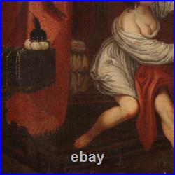 Tableau Joseph et la femme de Putiphar huile sur toile peinture 18ème siècle Tableau Joseph et la femme de Putiphar huile sur toile peinture 18ème siècle