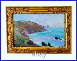 Tableau Louise-Yvonne SALONNE (1903-1990) Huile sur toile PORSPODER, 1934 Tableau Louise-Yvonne SALONNE (1903-1990) Huile sur toile PORSPODER, 1934